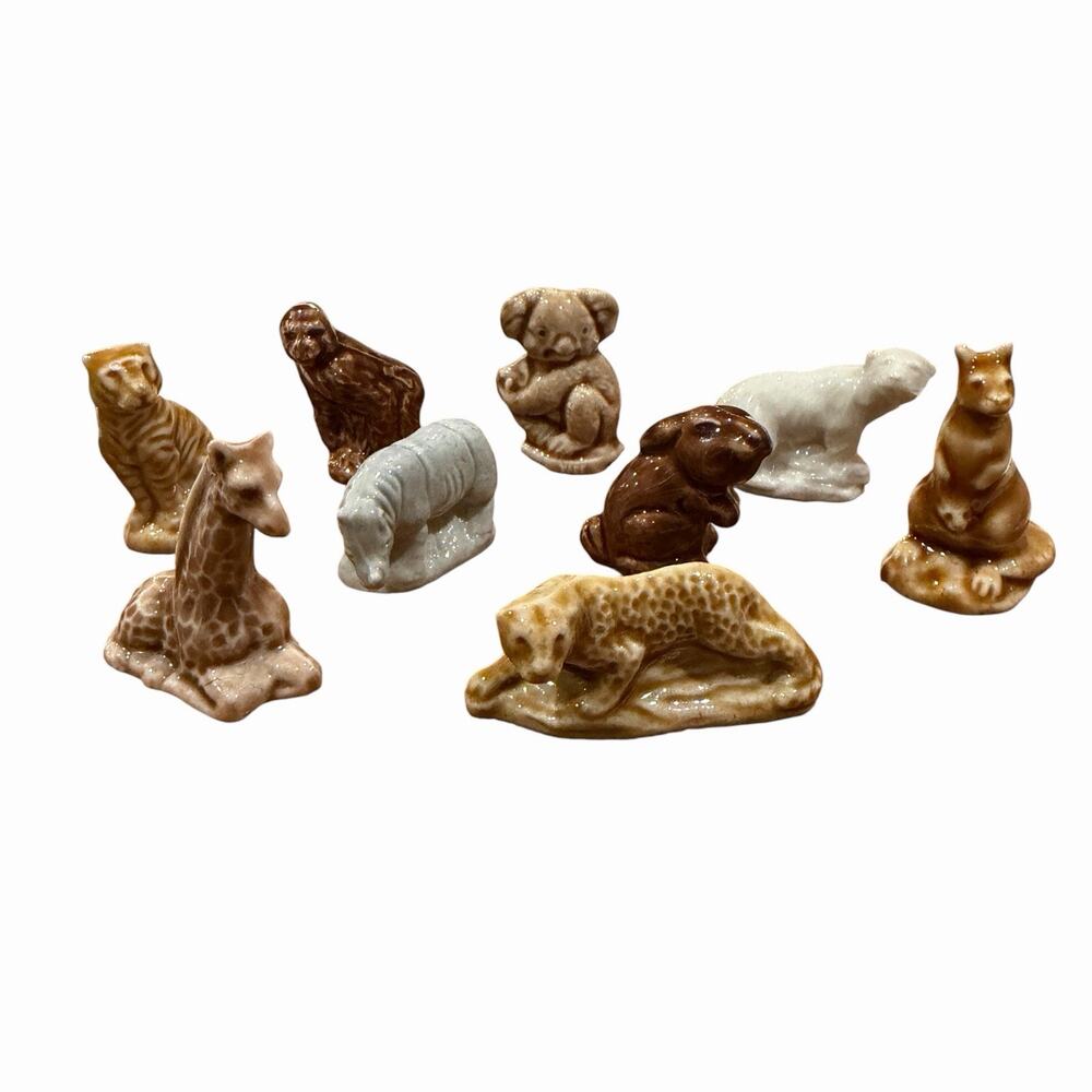 Wade Whimsies US Series II 9 Giraffe Polar Bear Leopard & More Red Rose Tea